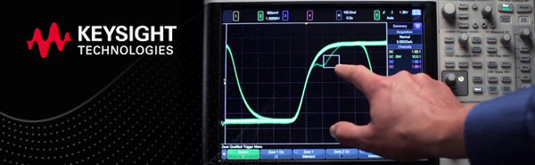Zone Touch Triggering on an Oscilloscope